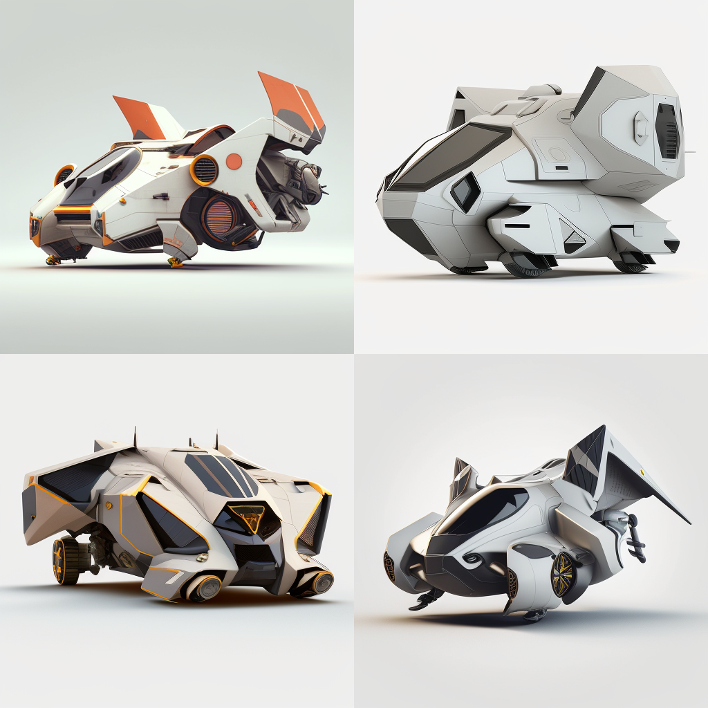 one-man flight vehicle, Designed by lamborghini, SC20, Steamline, Minimalist, Sense of technology, industrial design, white background, studio lighting, 3d, c4d, blender, OC renderer, dribble, high details, 8k